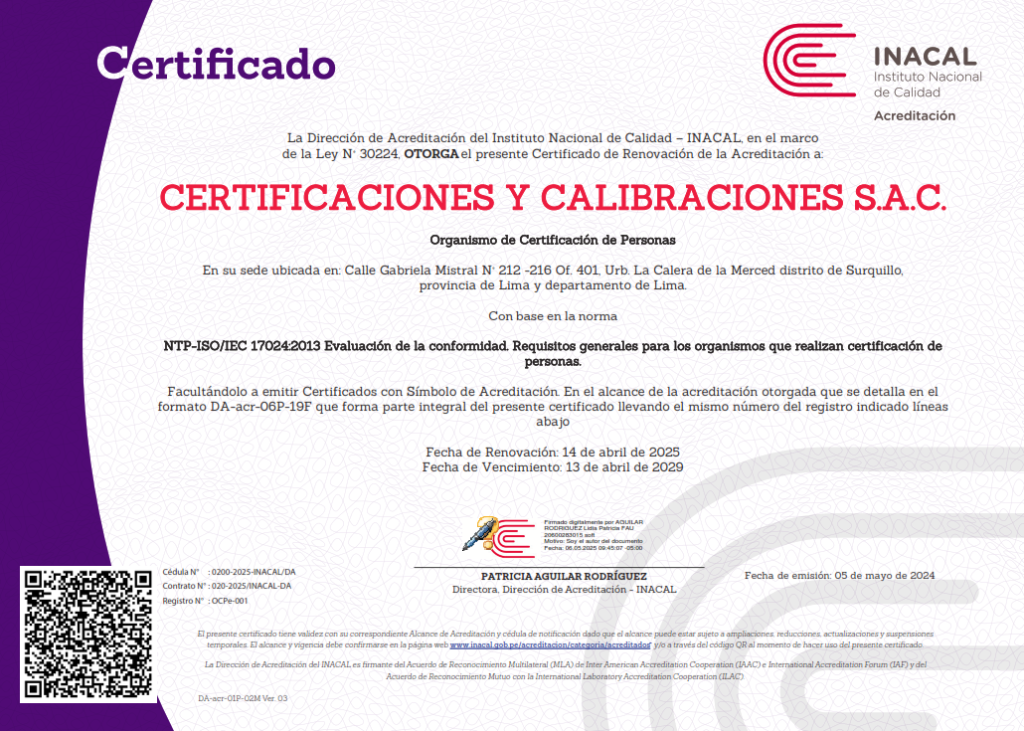 Vista previa del PDF oficial: ACREDITACIÓN NTP ISO/IEC 17024: Servicios de competencia laboral