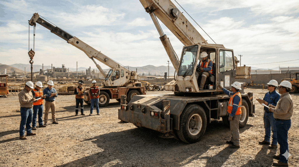 Operador de Grua Movil y Brazo Articulado